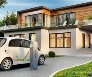 mantenimiento de cargadores de coches electricos en madrid coche aparcado en casa